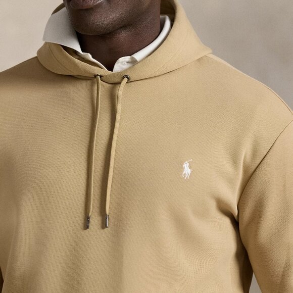 NWT RALPH LAUREN Double Knit Men's Hoodie in Khaki Size M - Picture 3 of 5